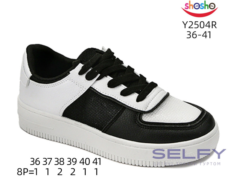 Кросівки ShoSho F2800R black 35-40, Фото 1