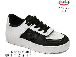Кроссовки ShoSho Y2504R black 36-41
