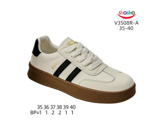 Кросівки ShoSho V3508R-A beige-black 35-40