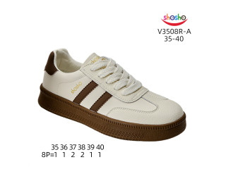 Кроссовки ShoSho V3508R-A beige-brown 35-40