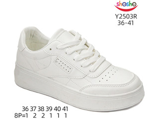 Кроссовки ShoSho Y2503R white 36-41