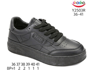 Кросівки ShoSho Y2503R black 36-41