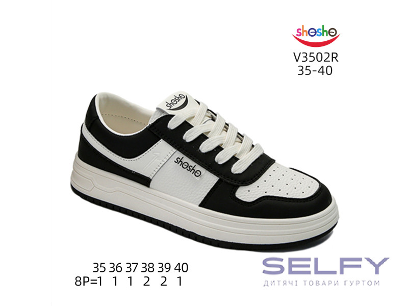 Кросівки ShoSho V3502R black 35-40, Фото 1