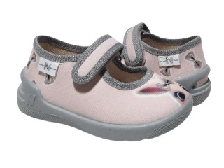 Ketty 18-25 пудра, сіра підошва, милий зайчик, Natur