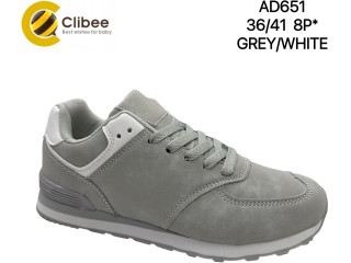 Кросівки Clibee AD651 grey-white 36-41