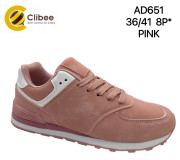 Кроссовки Clibee AD651 pink 36-41