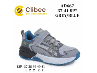 Кроссовки Clibee AD667 grey-blue 37-41