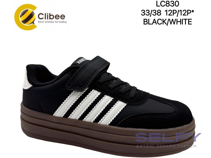 Кросівки Clibee LC830 black-white 33-38, Фото 1