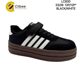 Кросівки Clibee LC830 black-white 33-38