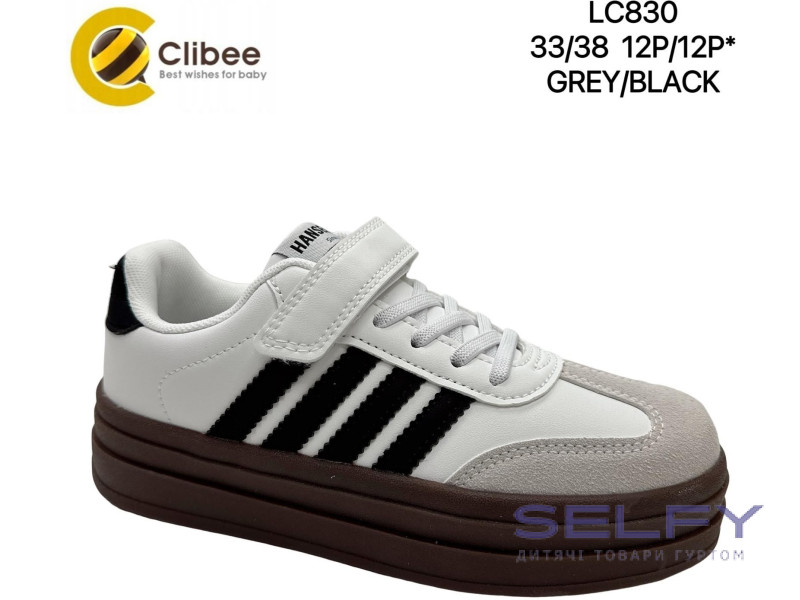 Кросівки Clibee LC830 grey-black 33-38, Фото 1