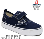 Кеди дитячі Apawwa RC361P navy 32-37 Кеди дитячі Apawwa RC361P navy 32-37
