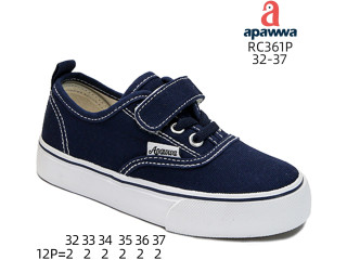 Кеды детские Apawwa RC361P navy 32-37