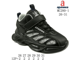 Кросівки дитячі Apawwa MC280-1 black 26-31