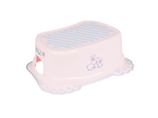 Ступени детские антискользкие в ванную Bunny light pink