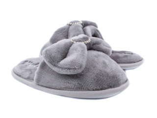 Тапочки Memory Waldi Home 28-37 сірі, брошка по-розмірно