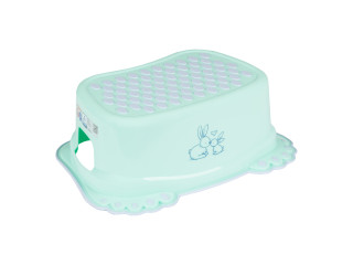 Ступени детские антискользкие в ванную Bunny light green