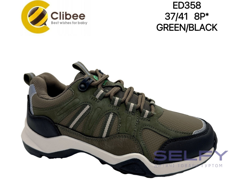 Кросівки Clibee ED358 green-black 37-41, Фото 1