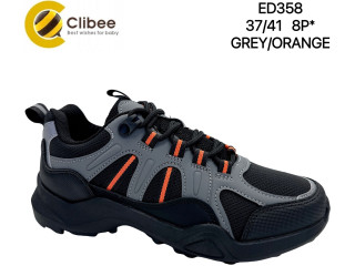 Кроссовки Clibee ED358 grey-orange 37-41