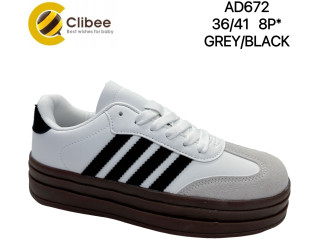 Кросівки Clibee AD672 grey-black 36-41