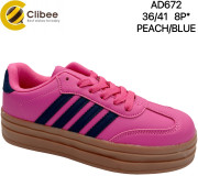 Кросівки Clibee AD672 peach-blue 36-41