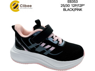 Кросівки Clibee EB353 black-pink 25-30