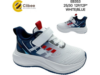Кроссовки Clibee EB353 white-blue 25-30