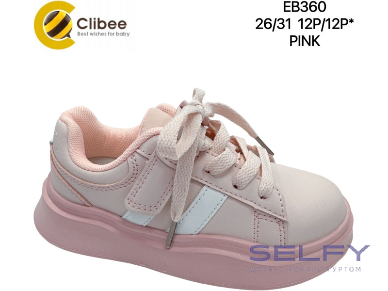 Кроссовки Clibee EB360 pink 26-31, Фото 1
