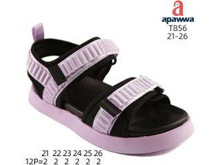 Босоніжки дитячі Apawwa T856 d.pink 21-26