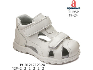 Босоніжки дитячі Apawwa T1195P white 19-24