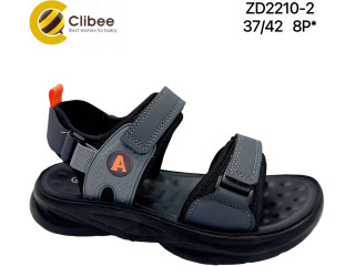 Босоніжки дитячі Clibee ZD2210-2 grey-orange 37-42
