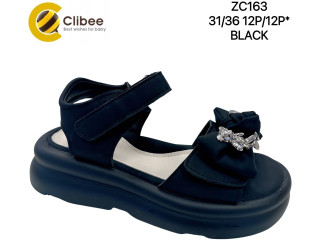 Босоніжки дитячі Clibee ZC163 black 31-36