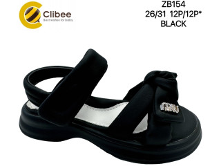 Босоніжки дитячі Clibee ZB154 black 26-31