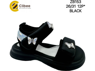 Босоніжки дитячі Clibee ZB153 black 26-31