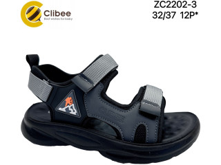 Босоніжки дитячі Clibee ZC2202-3 grey 32-37