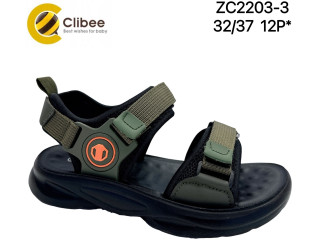 Босоніжки дитячі Clibee ZC2203-3 agreen-orange 32-37