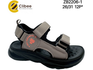 Босоніжки дитячі Clibee ZB2206-1 khaki-orange 26-31