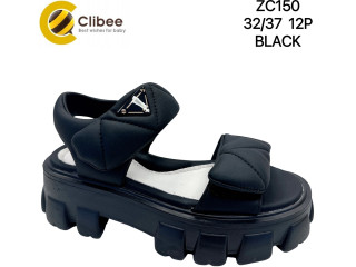 Босоніжки дитячі Clibee ZC150 black 32-37
