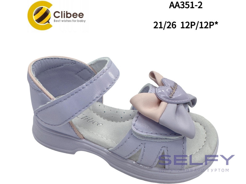 Босоніжки дитячі Clibee AA351-2 purple 21-26, Фото 1