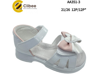 Босоніжки дитячі Clibee AA351-3 white 21-26