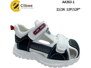 Босоніжки дитячі Clibee AA363-1 white-blue 21-26