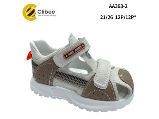 Босоніжки дитячі Clibee AA363-2 beige-khaki 21-26