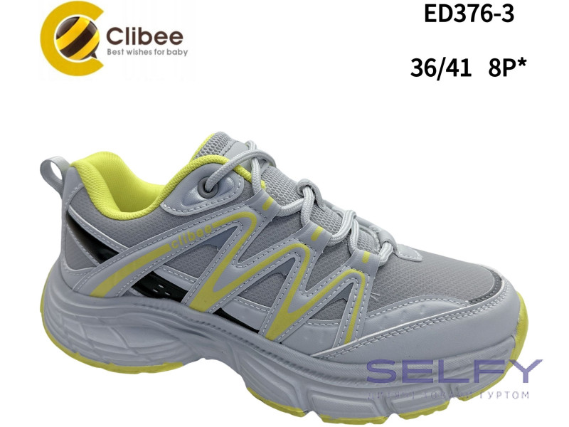 Кросівки Clibee ED376-3  l.grey-green 36-41, Фото 1