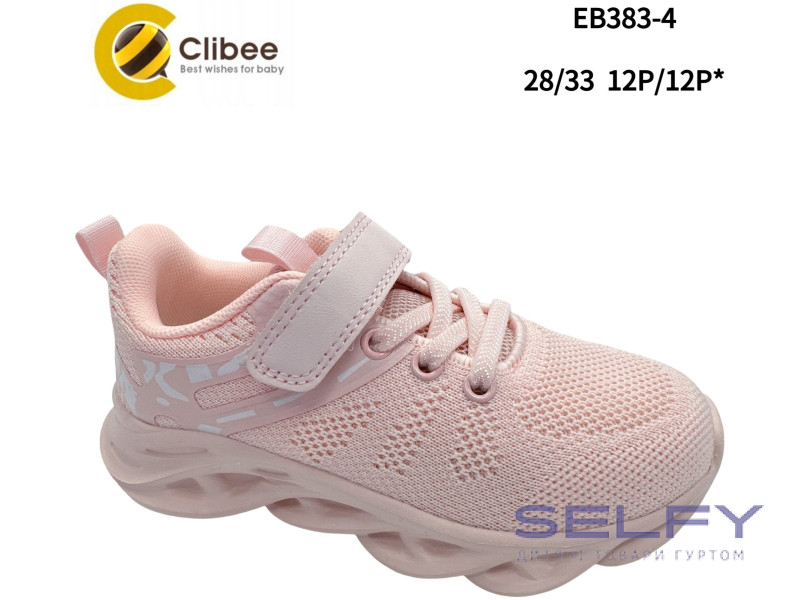Кроссовки Clibee EB383-4 pink-white 28-33, Фото 1
