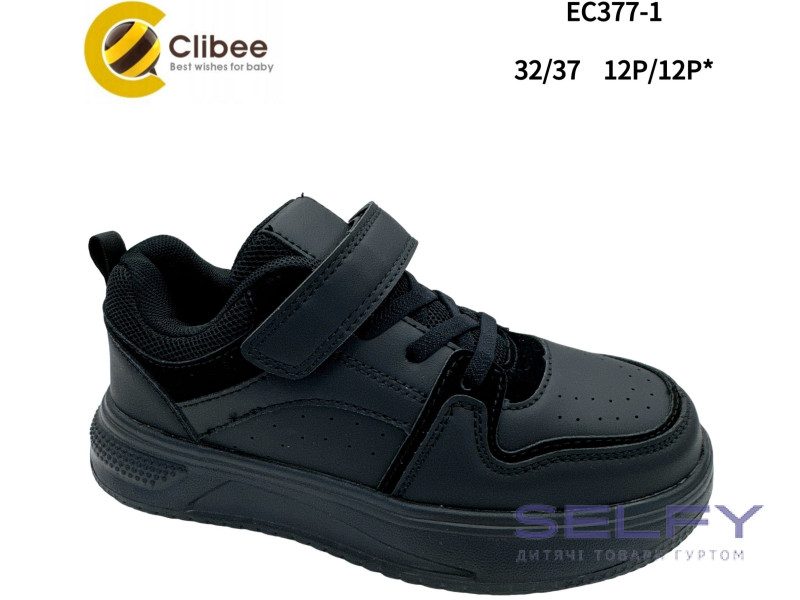 Кросівки Clibee EC377-1 black 32-37, Фото 1
