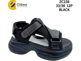 Босоніжки дитячі Clibee ZC158 black 33-38