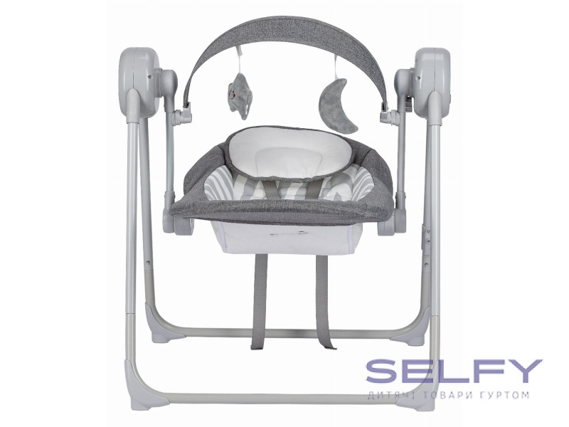 Гойдалка дитяча FreeON Snuggy, lines grey, Фото 4