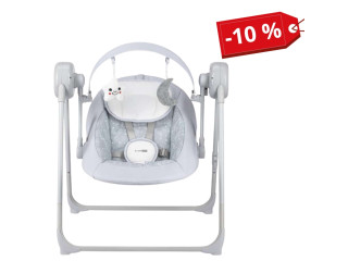 Гойдалка дитяча FreeON Snuggy, stars light grey