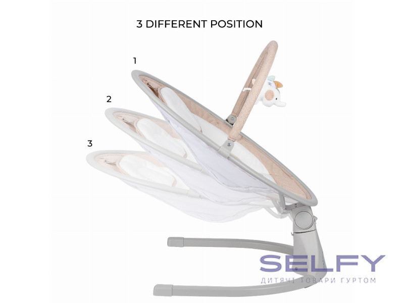 Детская качелька FreeON Elite, бежевая, Фото 5