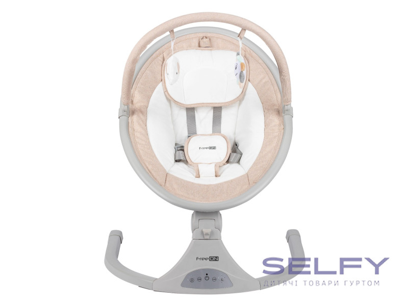 Детская качелька FreeON Elite, бежевая, Фото 1