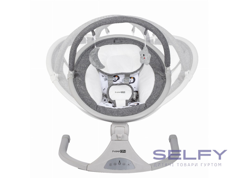Качалка детская FreeON Elite, серая, Фото 7